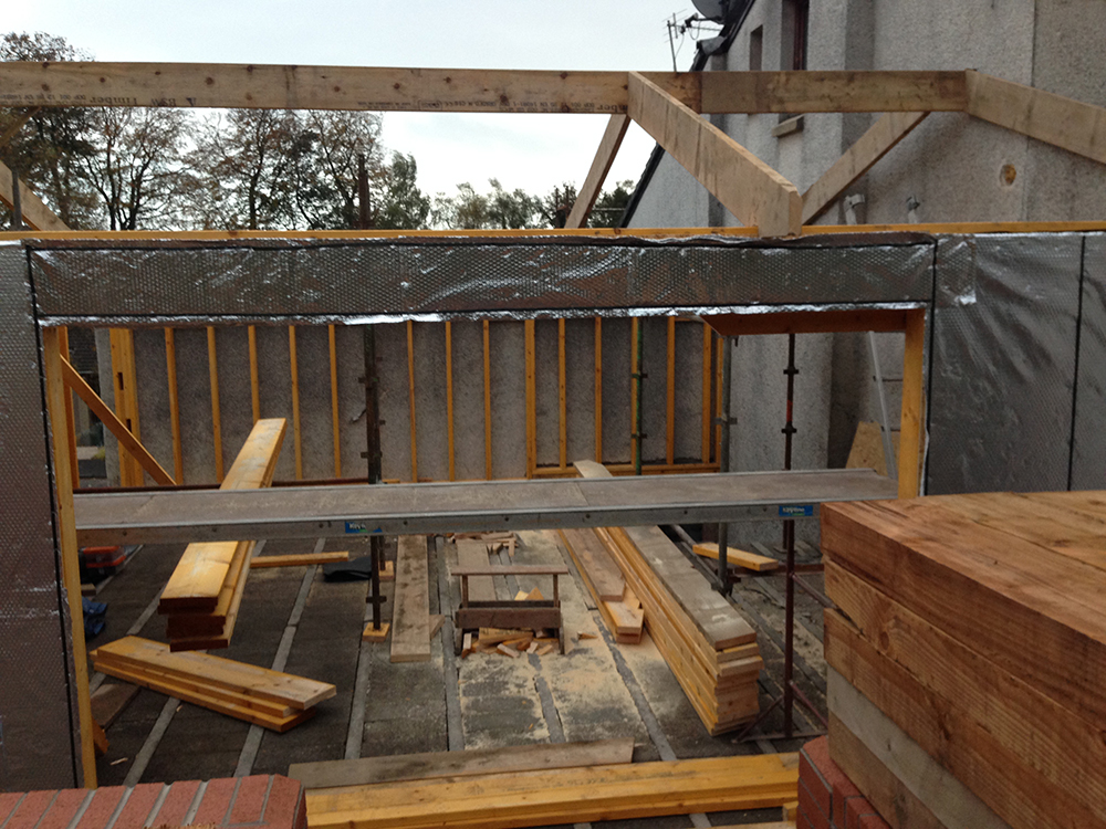 Foundations for timber kit extension 